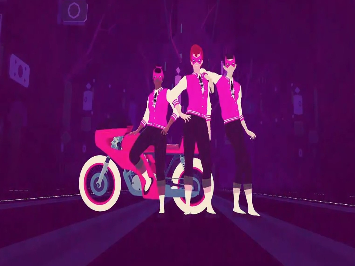 Sayonara Wild Hearts is a colourful pop music game headed to Switch