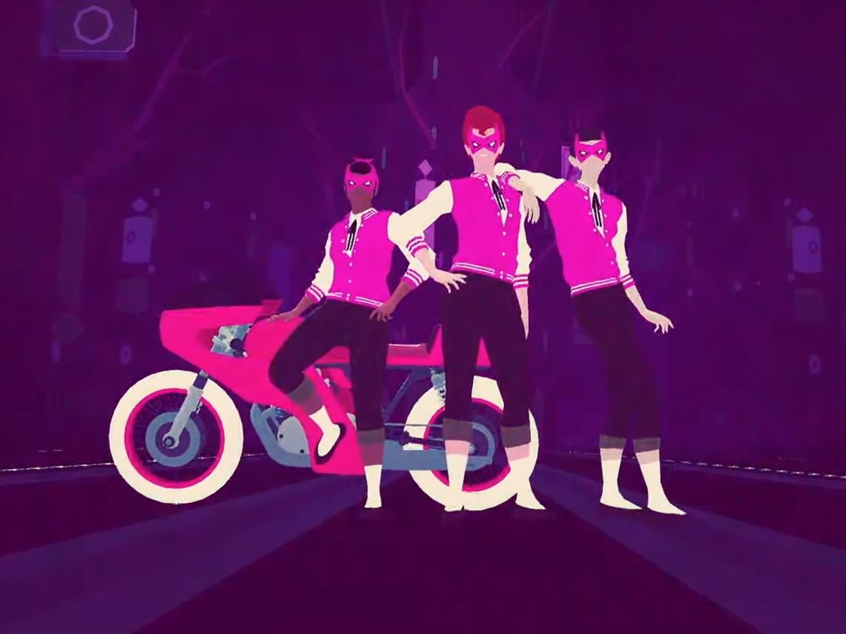 Sayonara Wild Hearts is a colourful pop music game headed to Switch