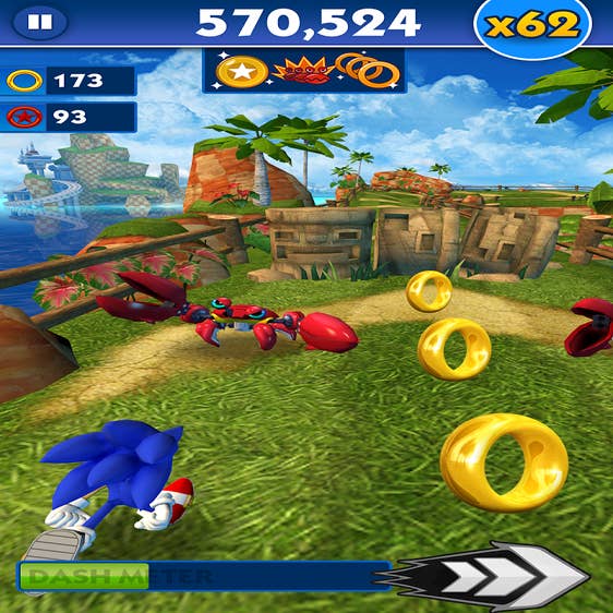 Sonic Download Dash - Endless Running & Racing Game on PC with