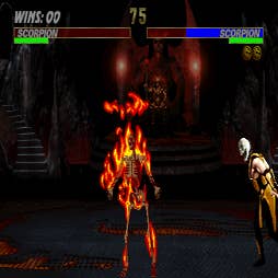 Ultimate Mortal Kombat 3 - Fatality 1 - Scorpion on Make a GIF