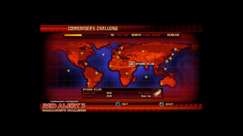 Command & Conquer Red Alert 3: Commander's Challenge | Eurogamer.net