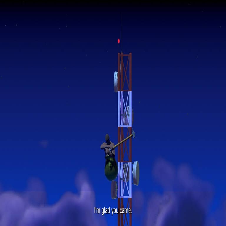 Getting Over It With Bennett Foddy Slide Skip GIF - Getting Over