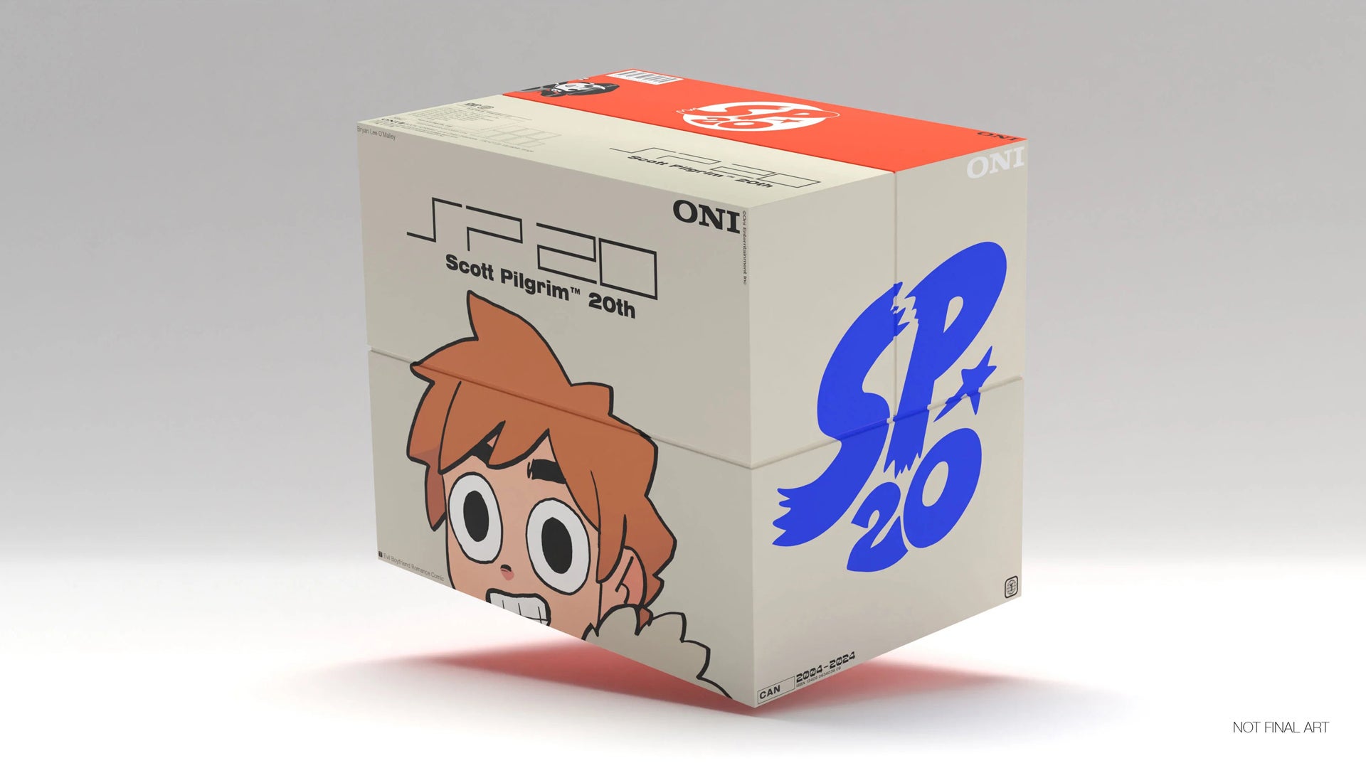 Scott Pilgrim's 20th anniversary set is a great ode to 2000s design