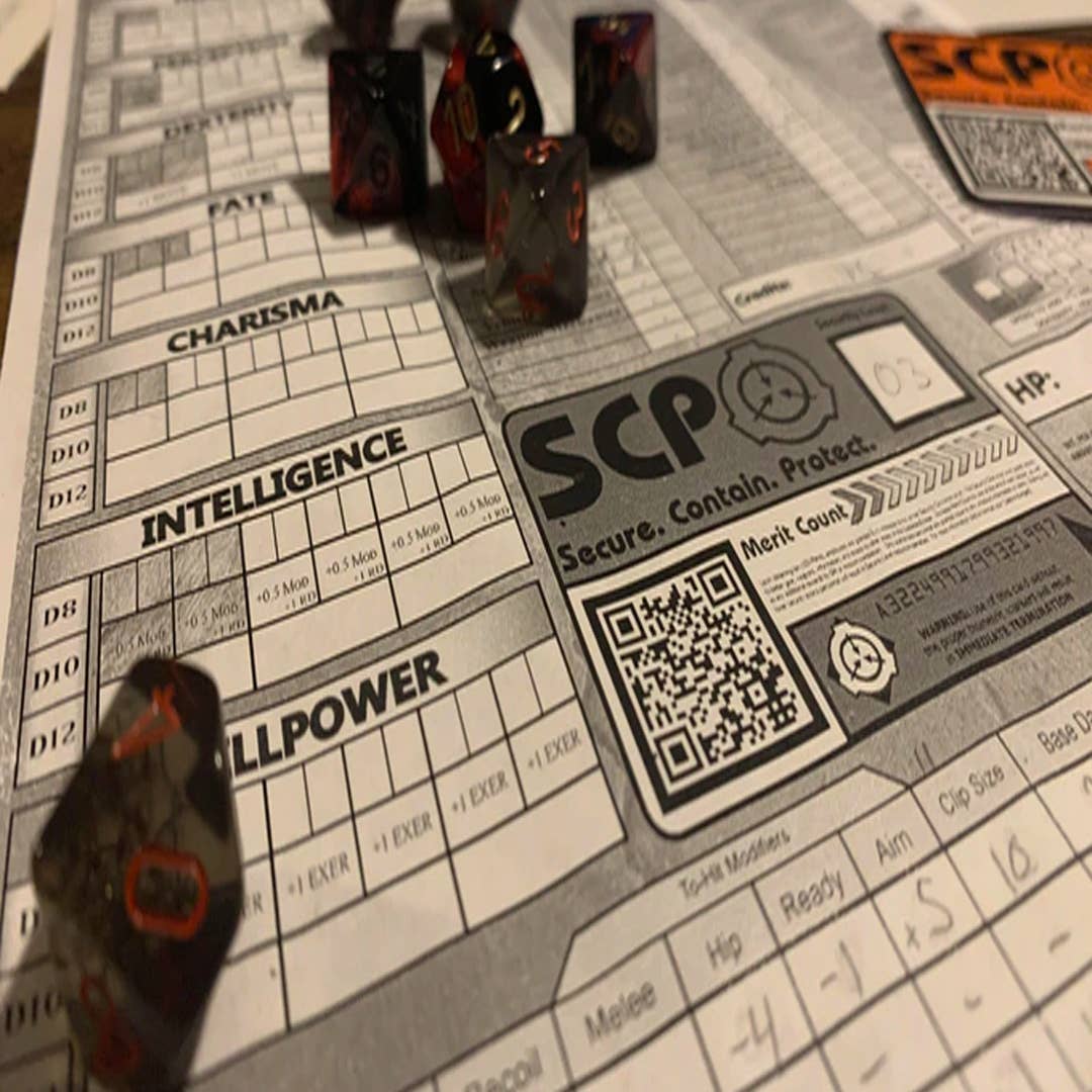 SCP The Tabletop RPG
