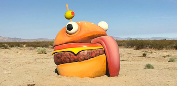 Fortnite burger mascot survives interdimensional journey