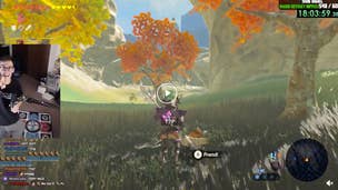 Image for Breath of the Wild: Man defeats Blue Lynel with dance mat