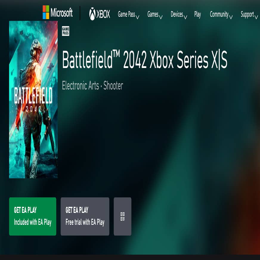 Battlefield 2042 is now on Gamepass and EA PLAY 