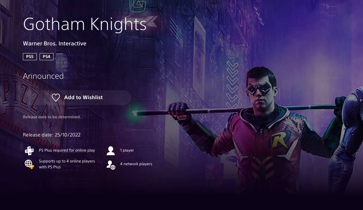 When Can I Play Gotham Knights?