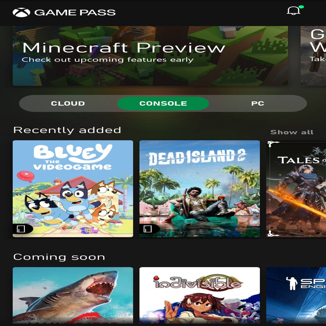 Coming to Xbox Game Pass: Bluey: The Videogame, Tales of Arise