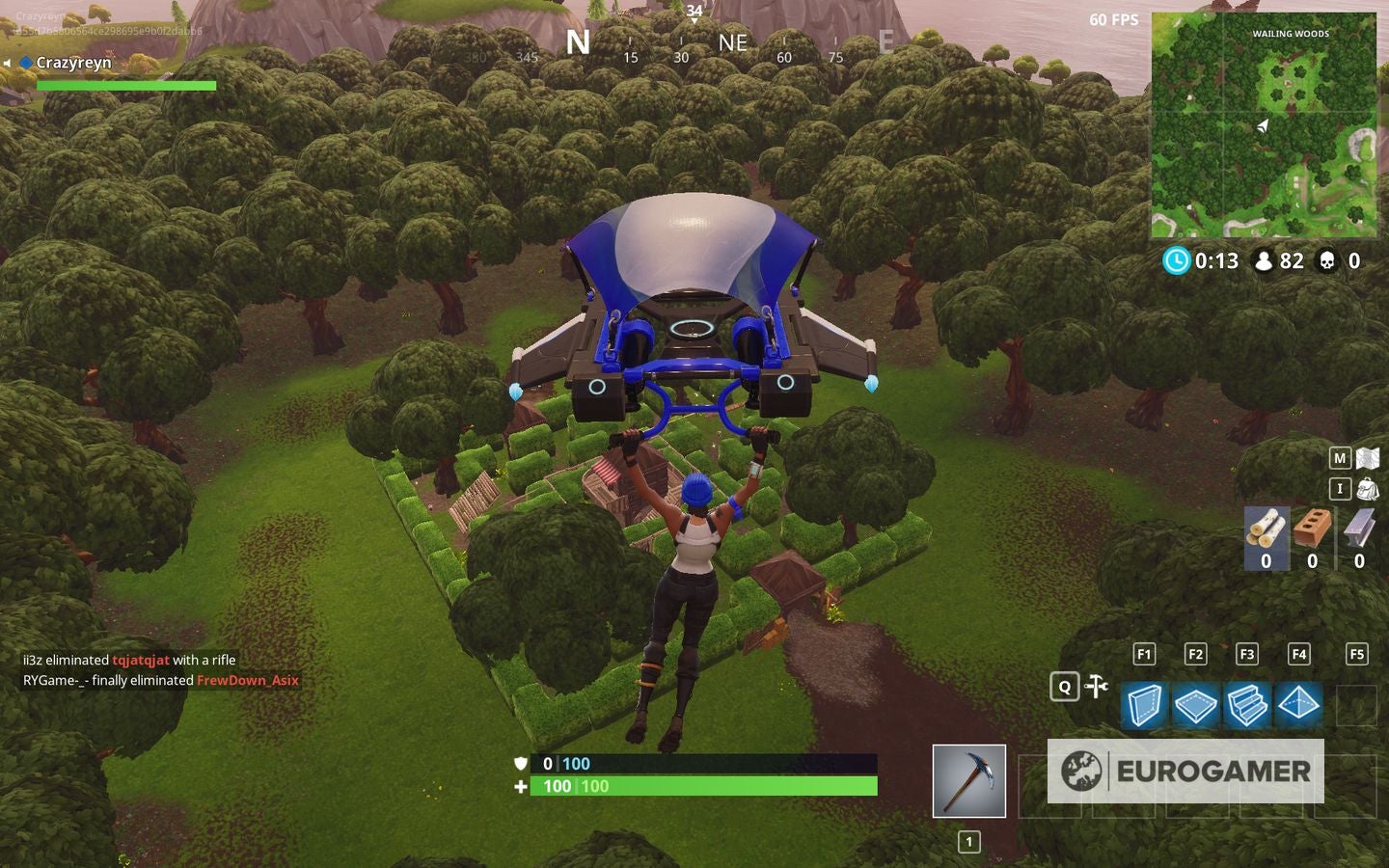 Fortnite Retail Row treasure map location Eurogamer