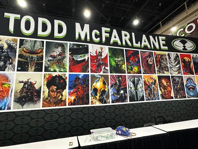 The Image Comics booth at San Diego Comic Con 2023