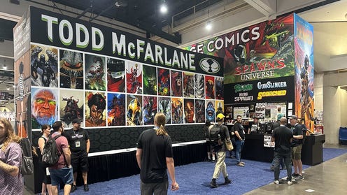 The Image Comics booth at San Diego Comic Con 2023