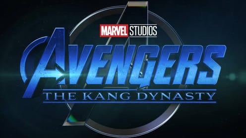 Avengers: The Kang Dynasty title card