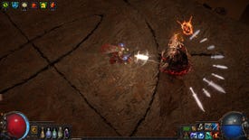 Battling the Searing Exarch in Path Of Exile