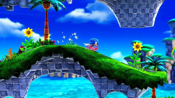Sonic in Sonic Superstars.