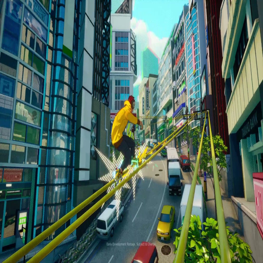 Ikumi Nakamura's studio's first game is about doing co-op parkour and  fighting yokai