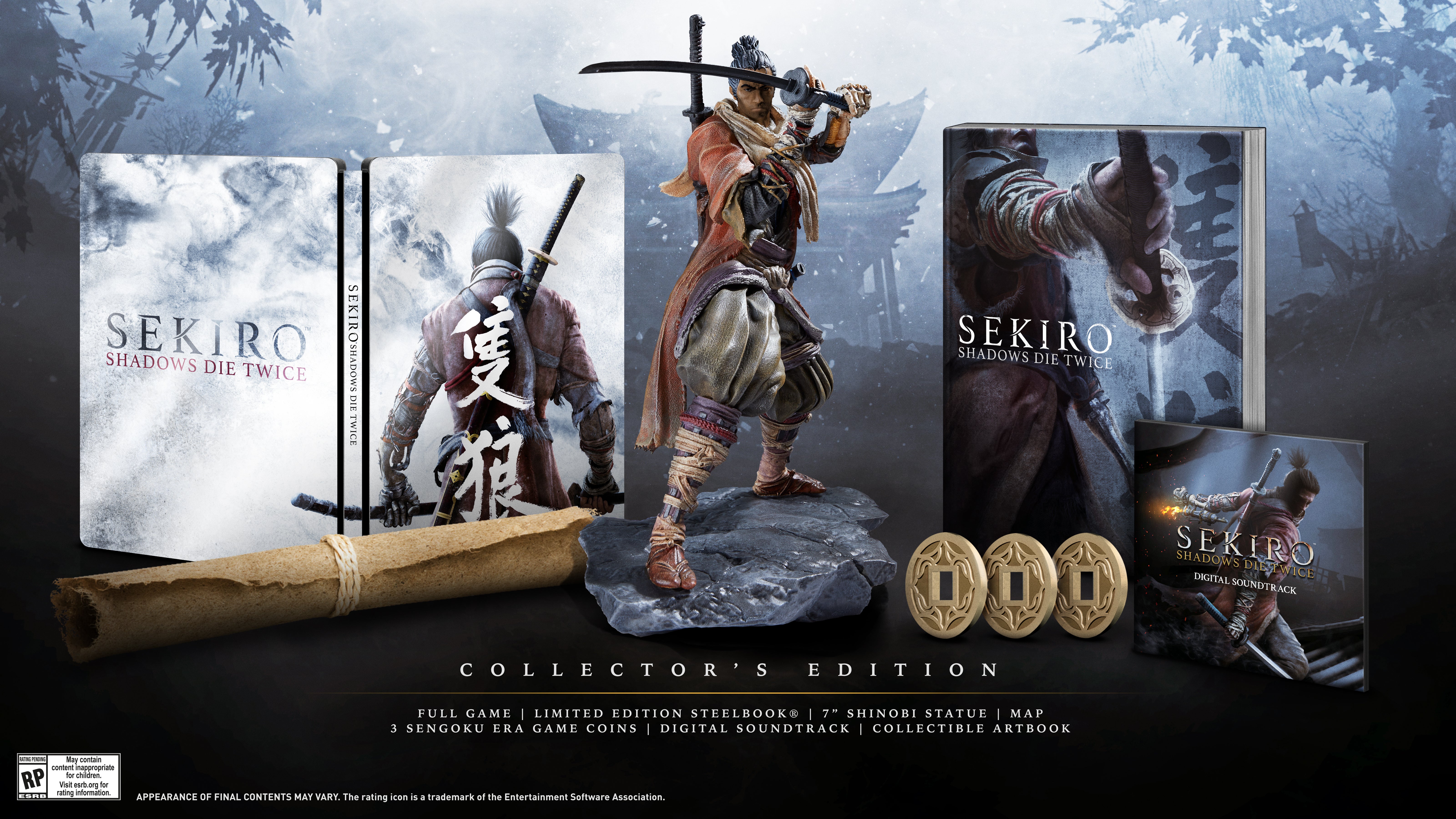 Sekiro Shadows Die Twice unsheathes collector's edition and