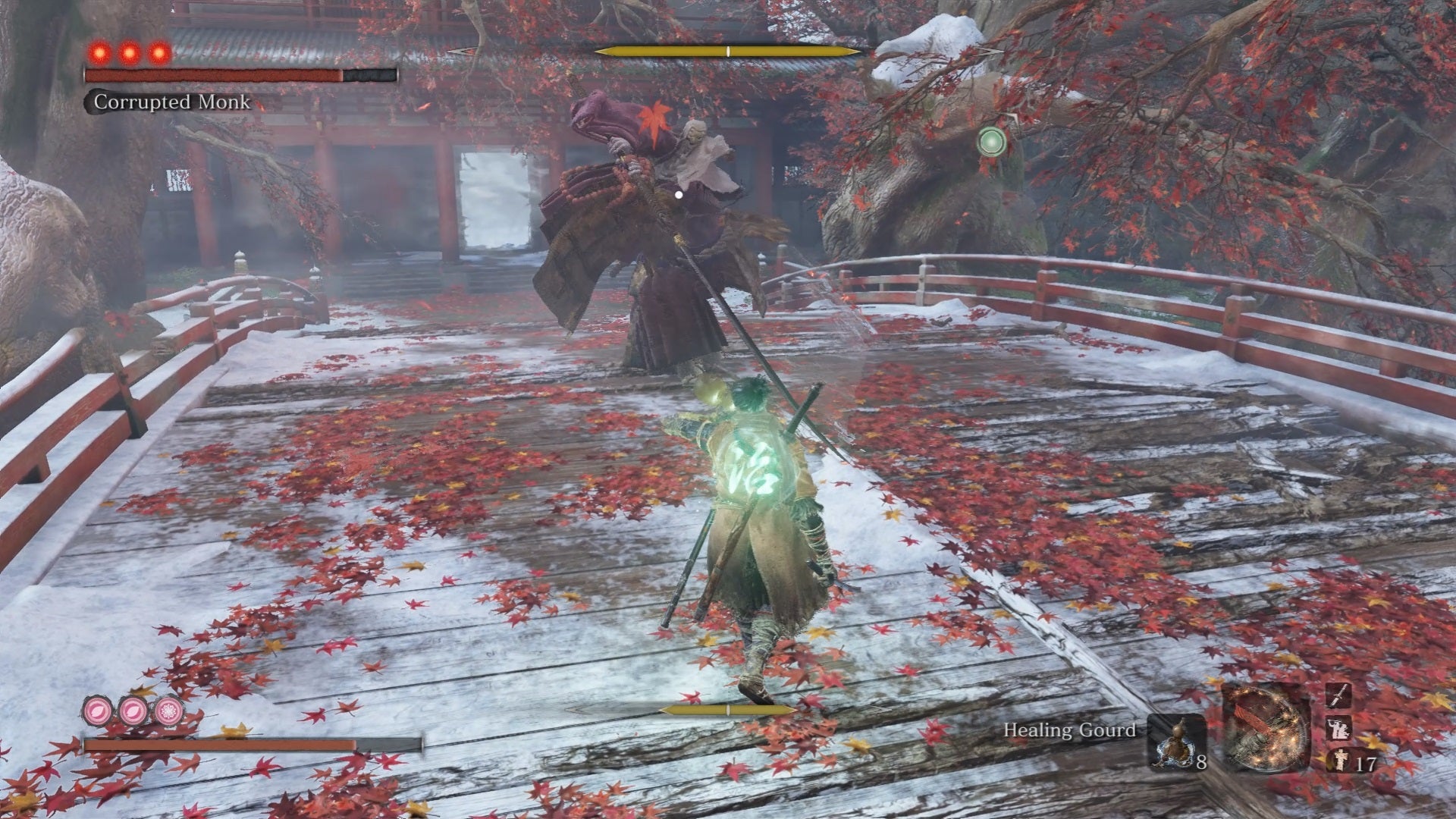 Sekiro True Corrupted Monk how to defeat all three phases Rock