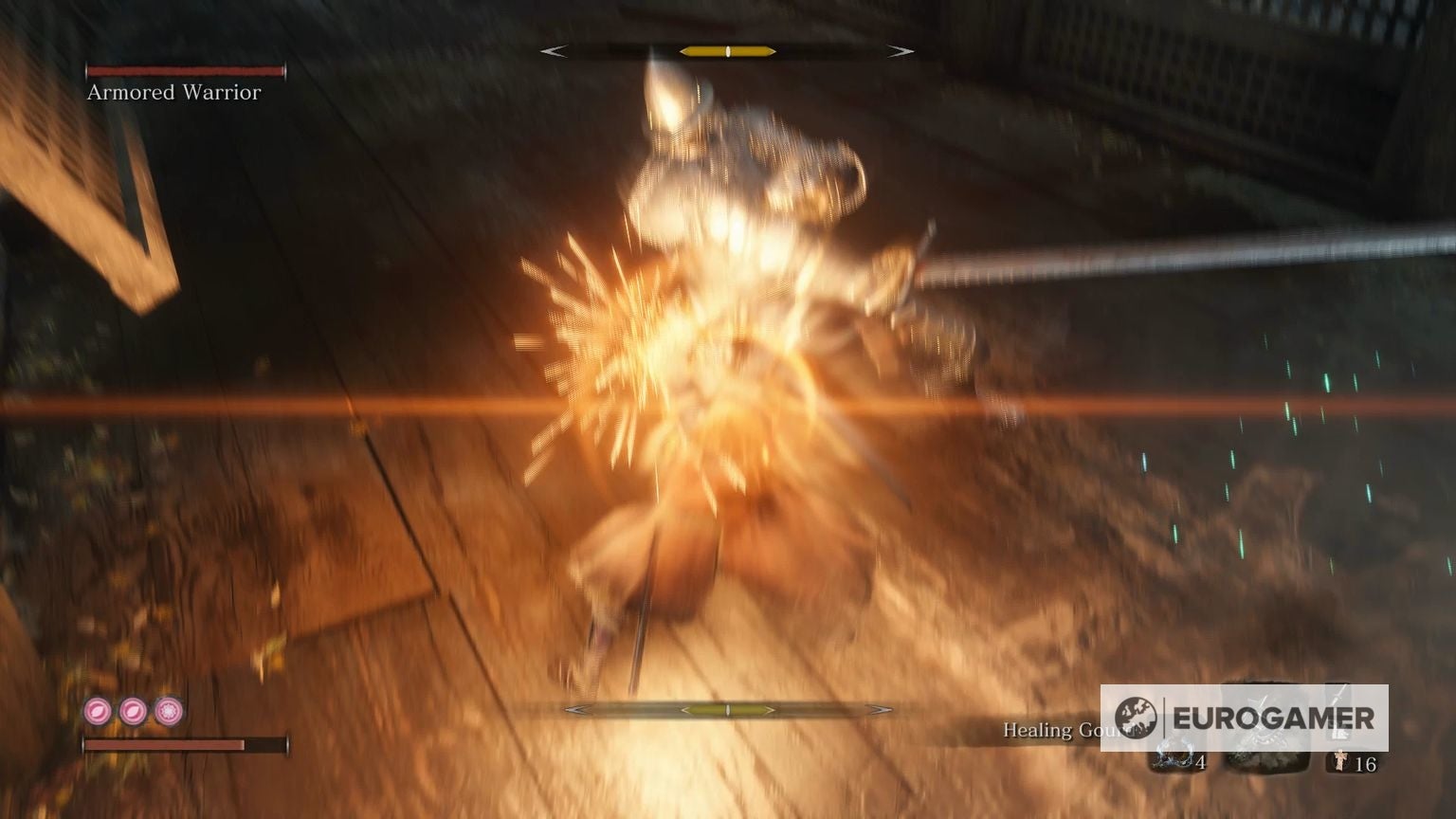 Sekiro Armored Warrior Fight How To Beat And Kill The Armored Warrior   Sekiro Armored Warrior 1 