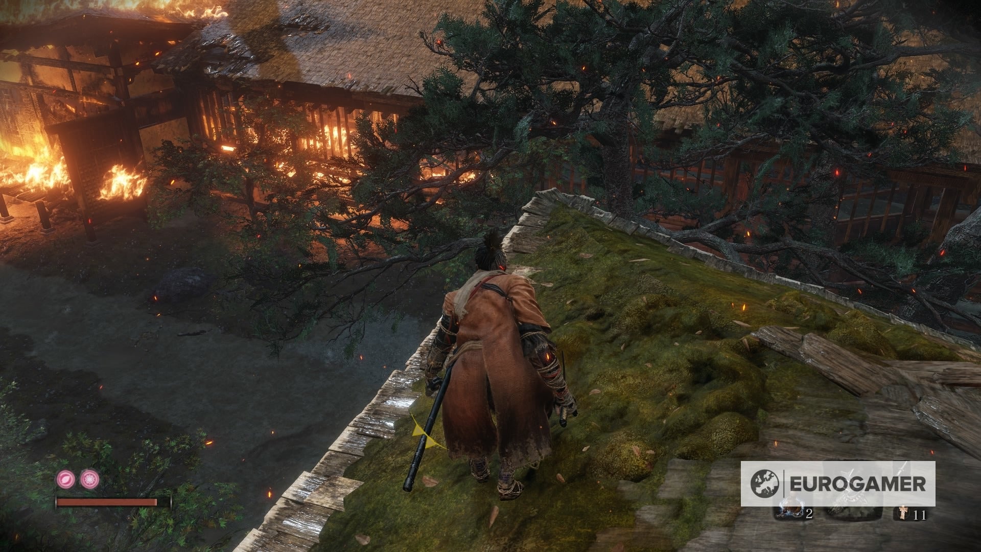 Sekiro Divine Confetti Farm Route Method And Locations How To Get   Sekiro Divine Confetti Hirata Estate 1 