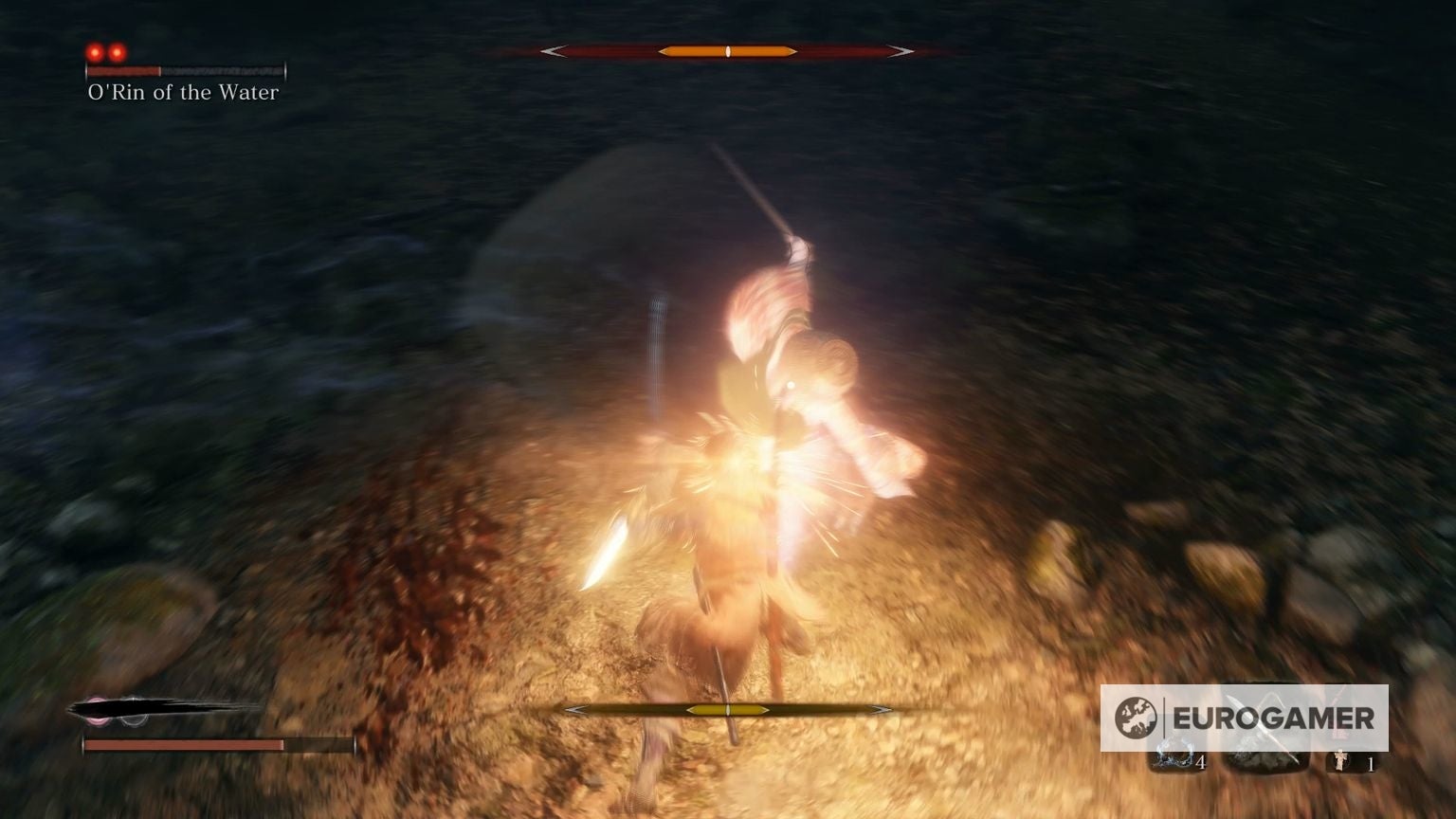Sekiro O'rin of the Water fight how to beat and kill O'rin of the