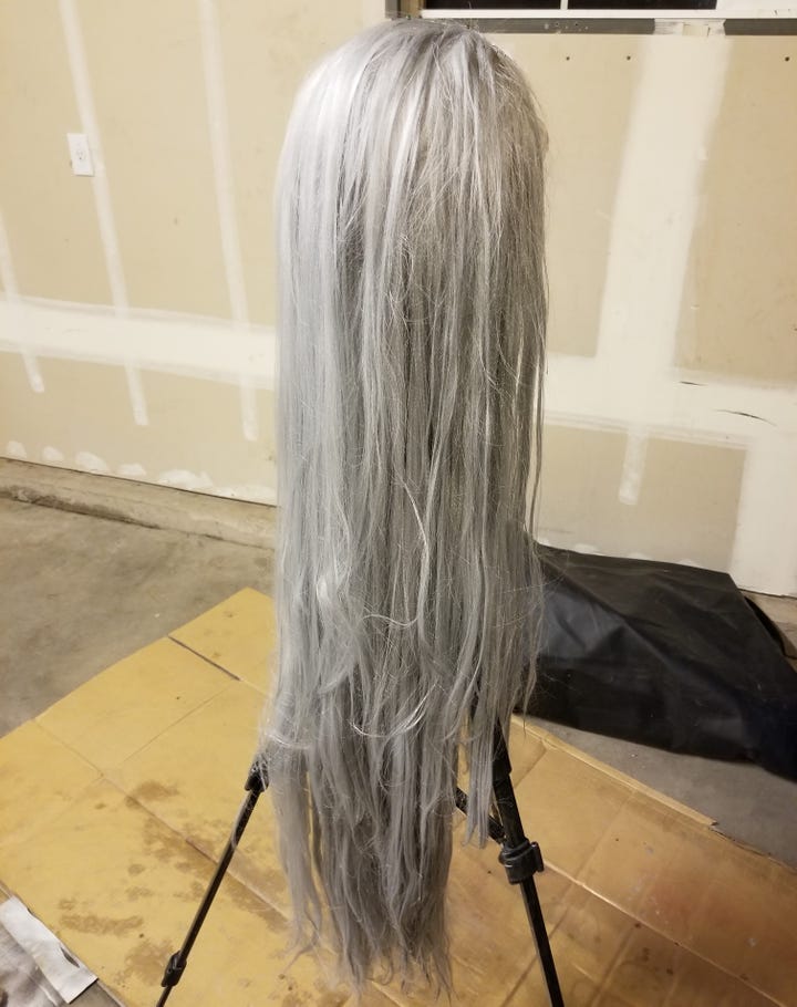 Sephiroth Wig Tutorial