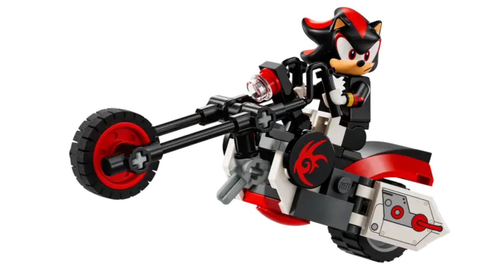 Shadow The Hedgehog On His Motorcycle