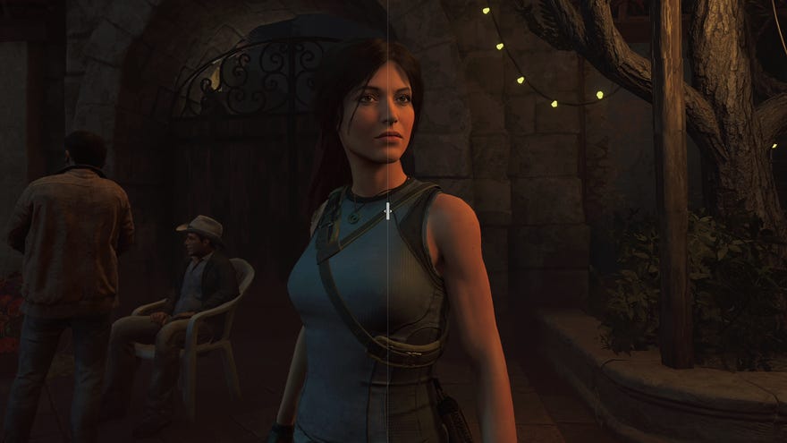 A comparison of Shadow of the Tomb Raider running at native 1440p versus Nvidia Image Scaling.