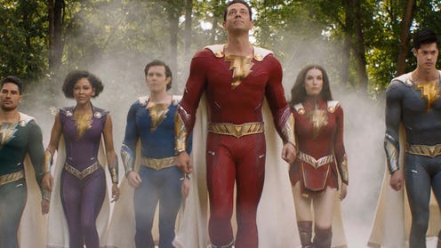 Still promotional image from second Shazam film