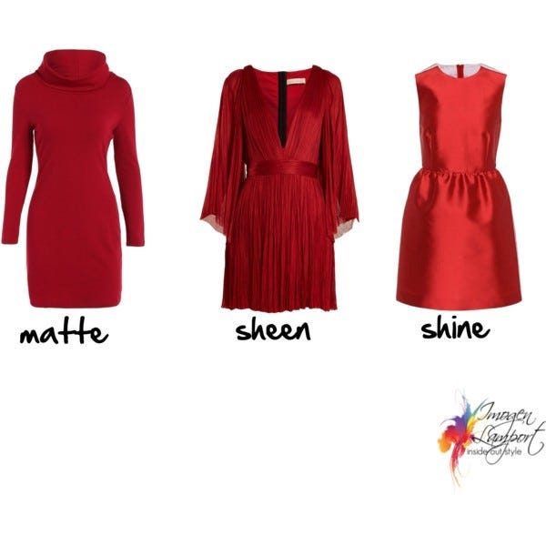Sheen on Fabric