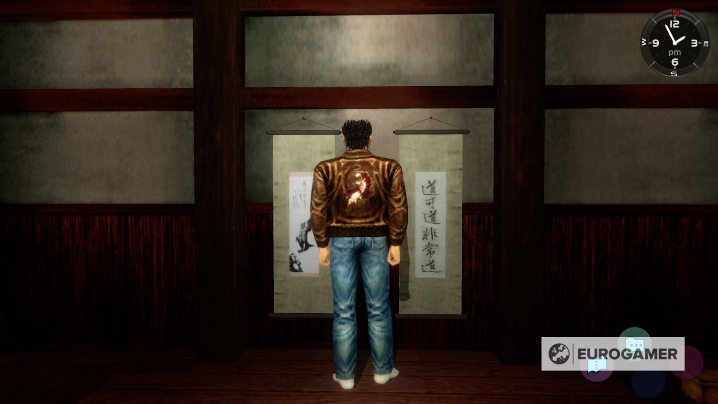 Shenmue Finding the Phoenix Mirror, where to use the Mysterious Key