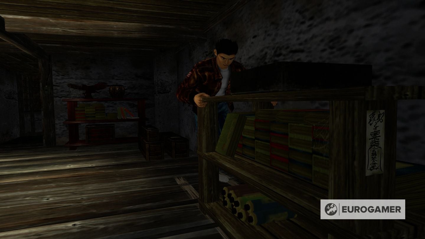 Shenmue Finding the Phoenix Mirror, where to use the Mysterious Key