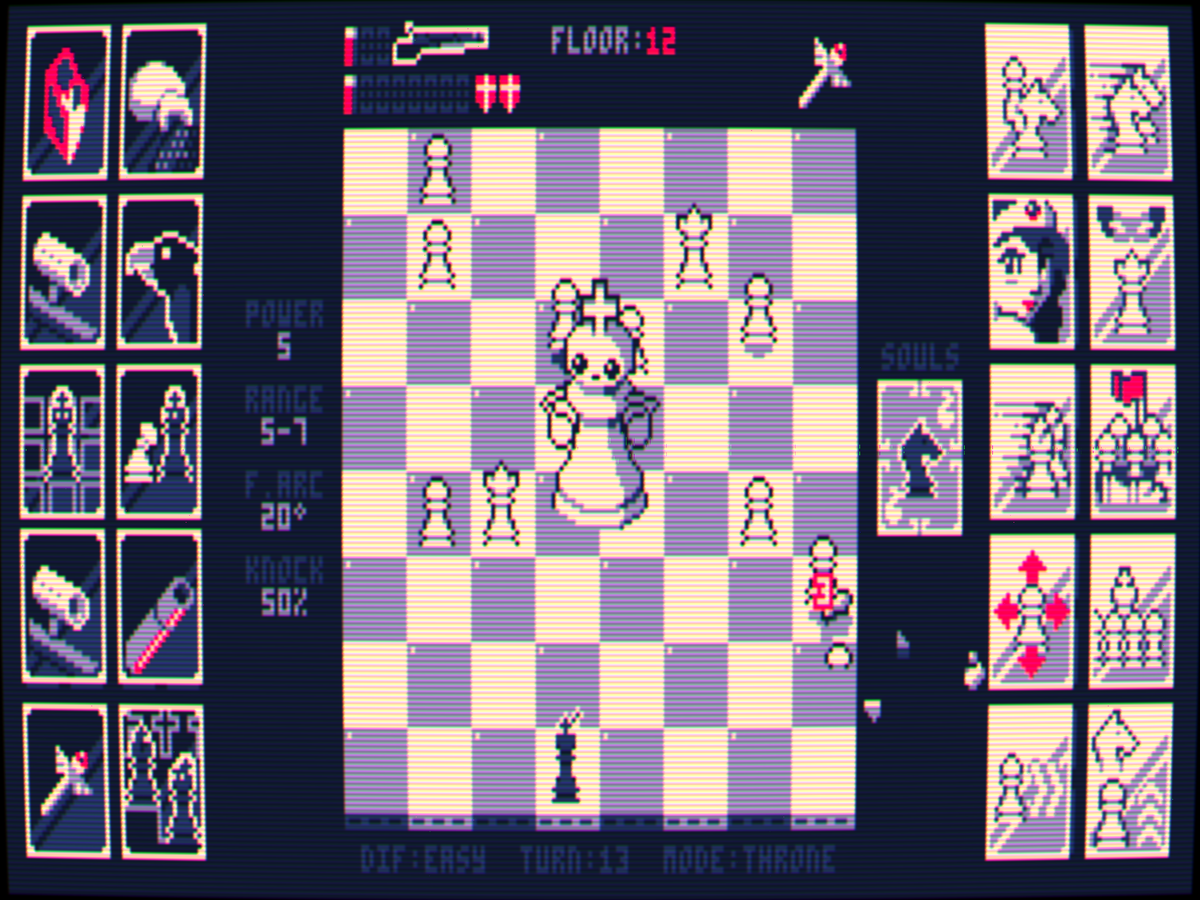 Temporarily FREE Chess Roguelike with GUNS ~ Trip Checks Out