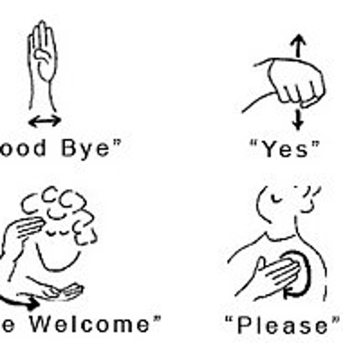 Your Welcome Sign Language