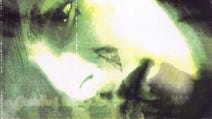 The old PS2-era box art for Silent Hill 2. A posterised, green-hued close-up of a lady's face who appears to be lying down on the floor.
