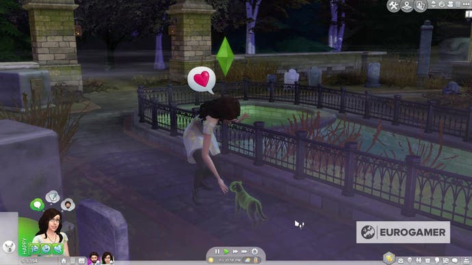 how to summon ghost sims