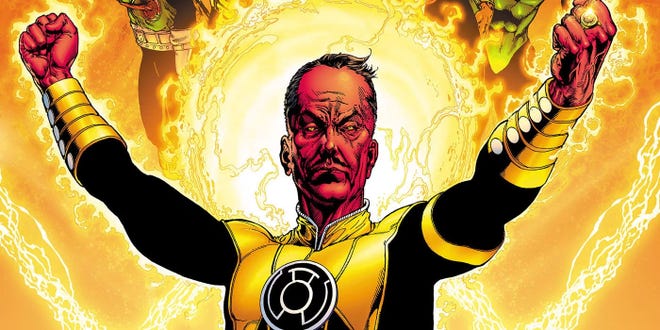 Sinestro embraces his power