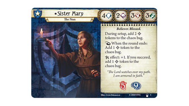 Sister Mary The Innsmouth Conspiracy Arkham Horror: The Card Game