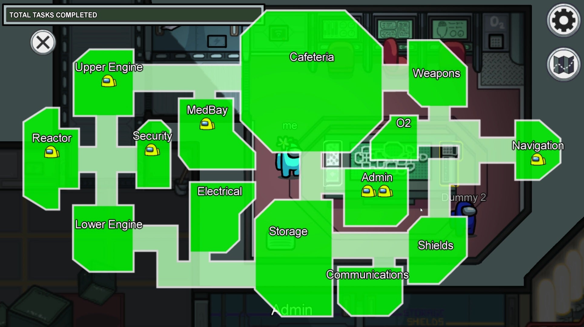 Among Us Mapa The Skeld Najwa Niejsze Pomieszczenia I Wskaz Wki Skeld2 Kopia 