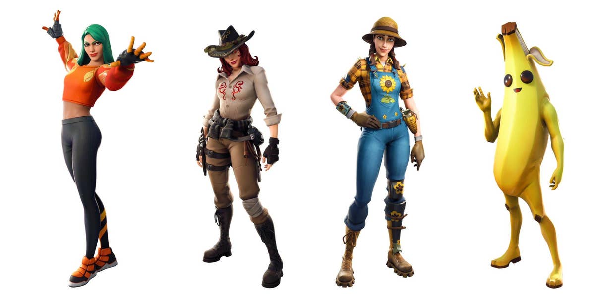 Stationær knap melodisk Fortnite Season 8 New Skins: Walk the plank with new pirate, banana and  fire demon skins | VG247