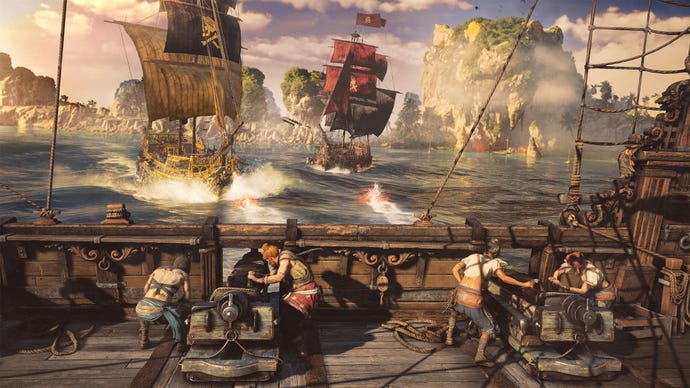 Pirate antics in Skull And Bones.