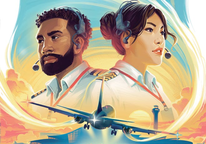 Sky team board game key art