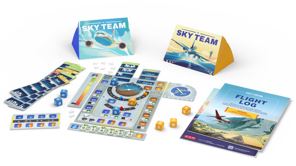 Sky team board game spill with no box