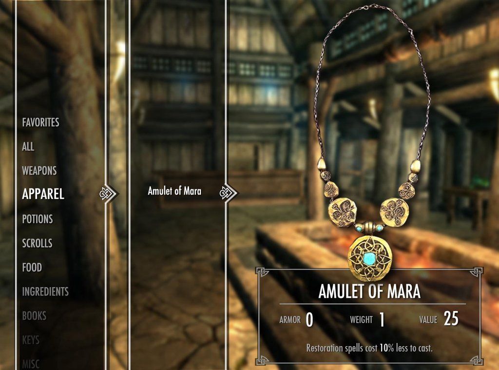 How To Get Married In Skyrim Romance Options And Where To Find The   Skyrim Amulet Of Mara 