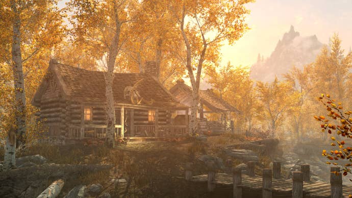 Shadetree Lodge in Skyrim.