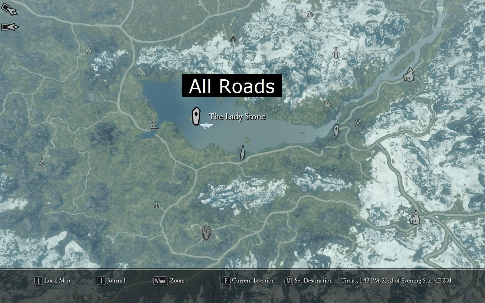 Die 10 besten SkyrimMods A Quality World Map With Roads Eurogamer.de