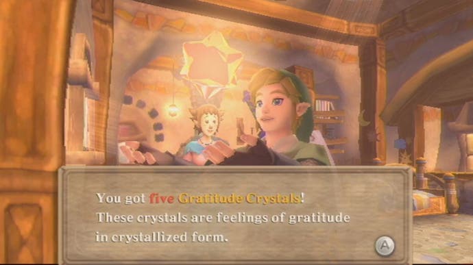 Zelda: Skyward Sword Dankbarkeit Kristalle Nebenquests, Orte und Belohnungen: Wie viele Dankbarkeitskristalle gibt es? Zelda: Skyward Sword Dankbarkeit Kristalle Nebenquests, Orte und Belohnungen: Wie viele Dankbarkeitskristalle gibt es?