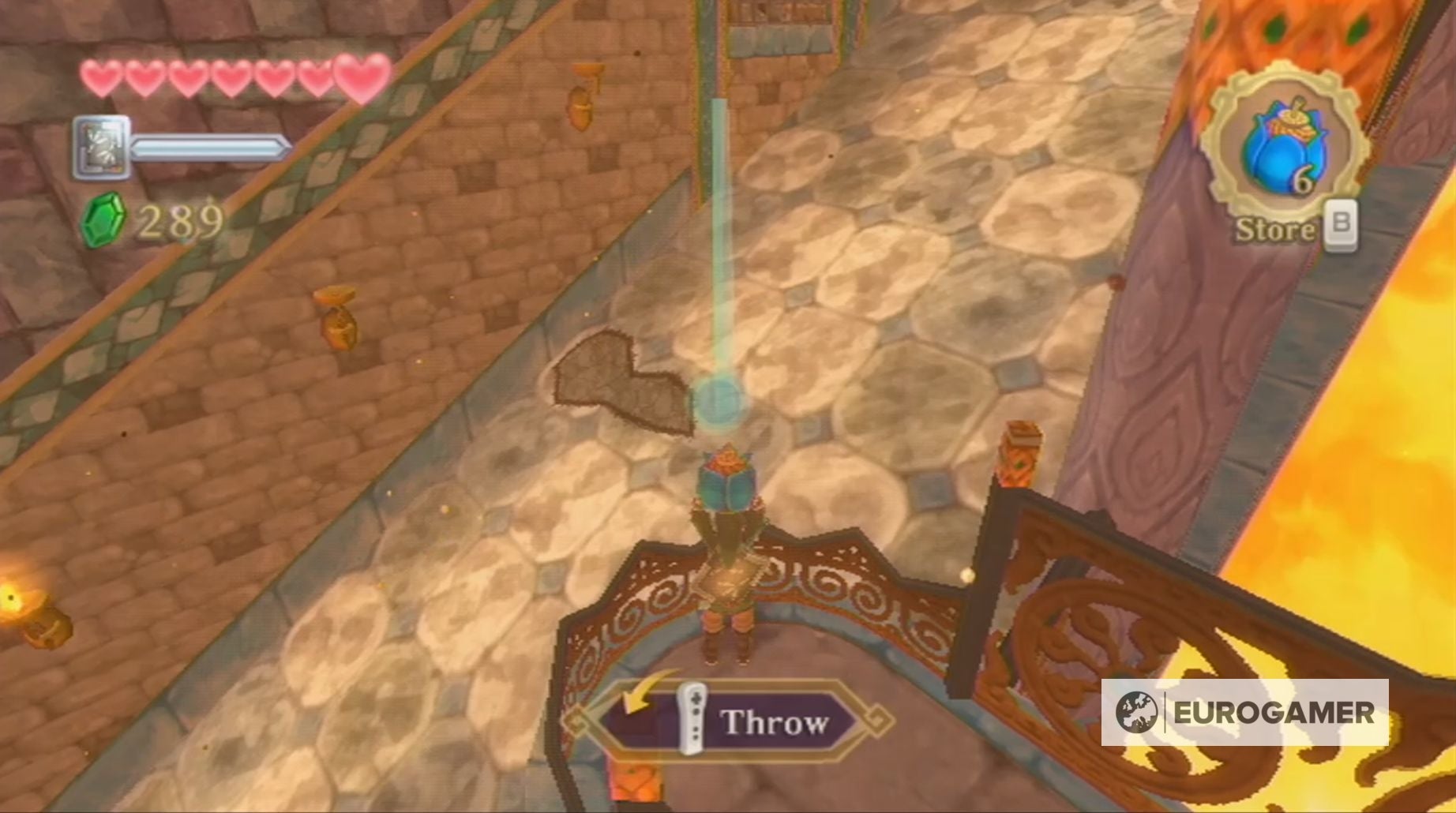 Zelda Skyward Sword Earth Temple dungeon How to get and use the