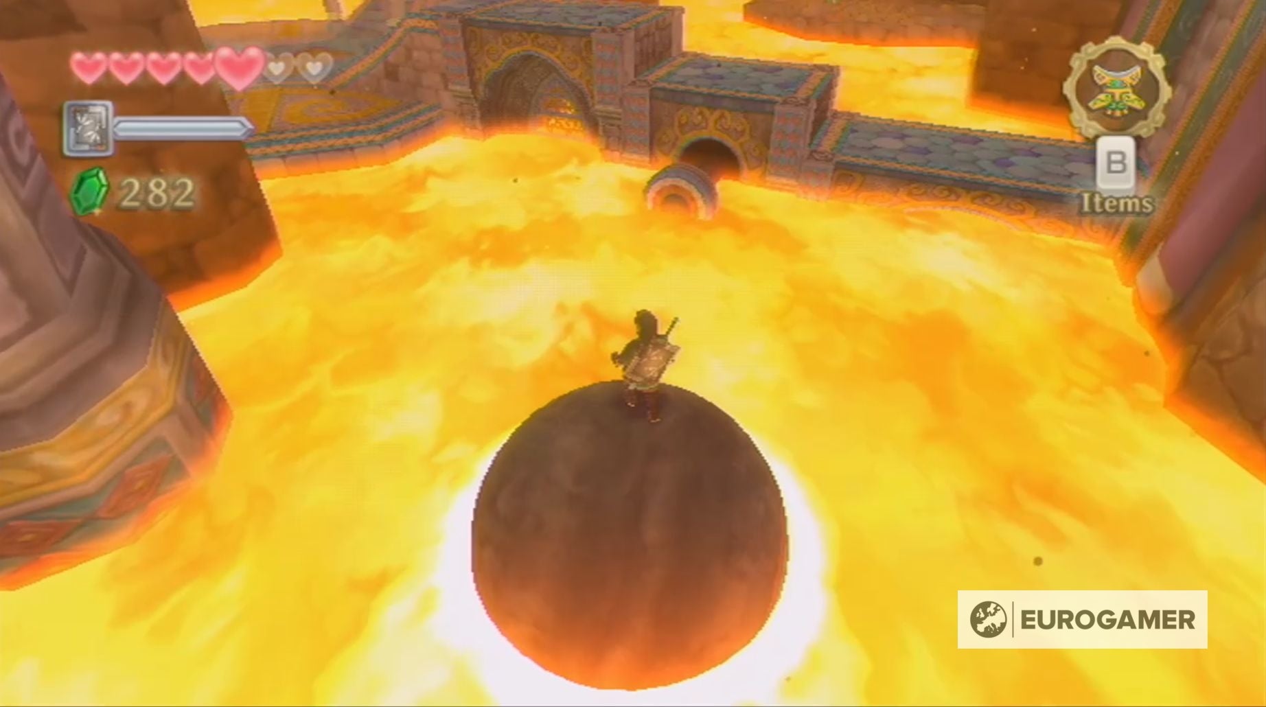 Zelda Skyward Sword Earth Temple dungeon How to get and use the