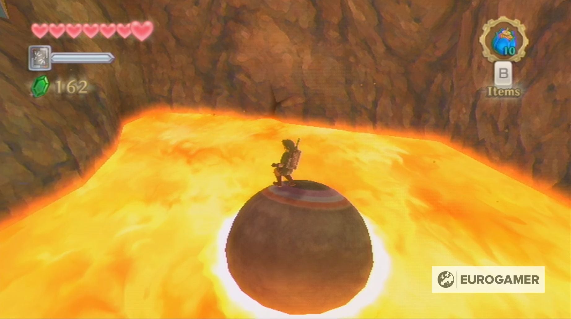Zelda Skyward Sword Earth Temple dungeon How to get and use the